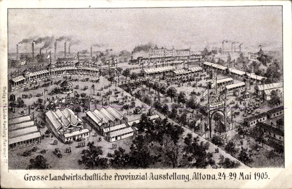 Ak Hamburg Altona, Große Landwirtschaftliche Provinzial-Ausstellung 1905