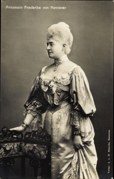 Ak Prinzessin Friederike von Hannover, Portrait