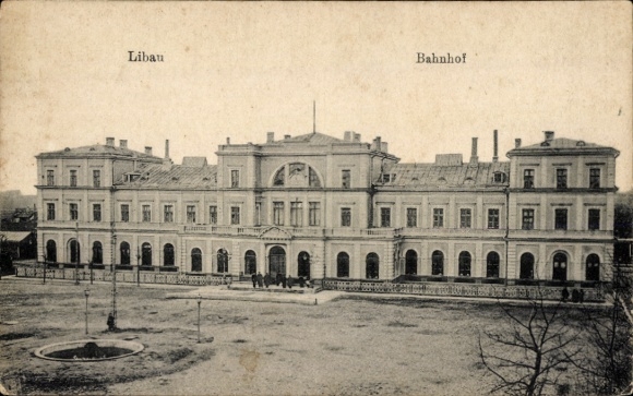 Ak Liepaja Libau Letland, treinstation