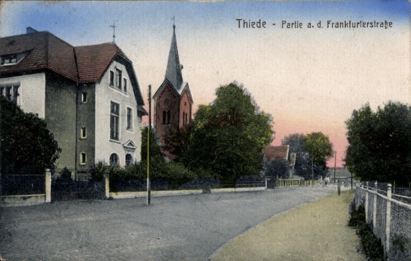 Ak Thiede Salzgitter in Niedersachsen, Frankfurter Straße