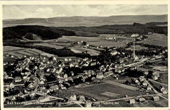 Ak Bad Dürkheim in der Pfalz, Luftaufnahme von  Schwarzwald, Europa, Flugzeug perspektive