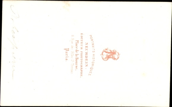 Maximilien de Robespierre Visiting Card
