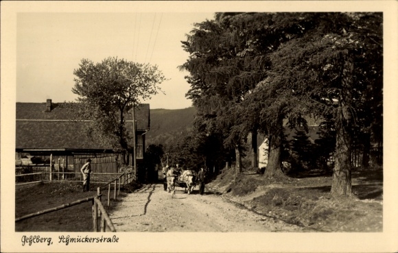 Ak Gehlberg Suhl in Thüringen, Schmückerstraße