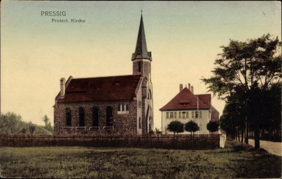 Ak Pressig in Opper-Franken, kerk
