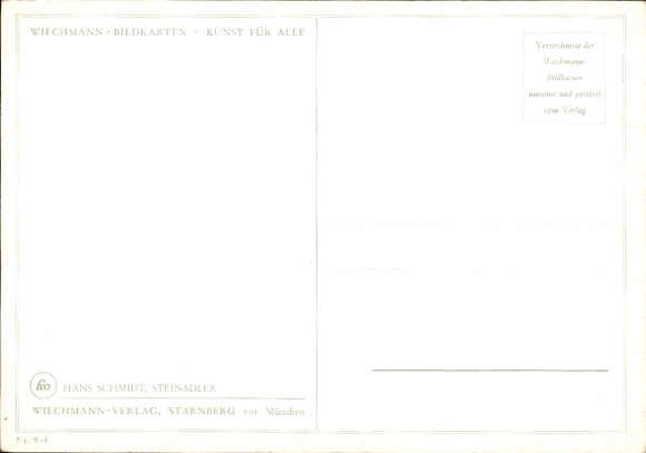 Artist Postcard Schmidt, Hans, Golden Eagle in the Mountains