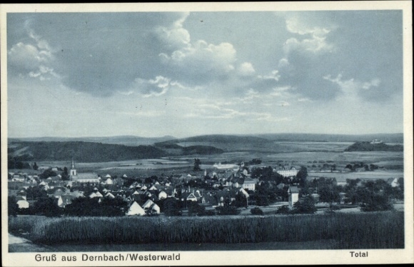 Ak Dernbach im Westerwald, Totalansicht