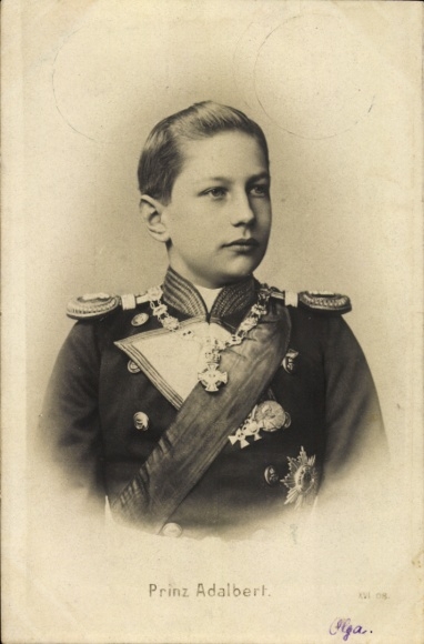 Ak Prinz Adalbert von Preußen, Portrait