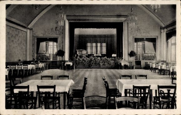 Ak Braunsdorf an der Zschopau Niederwiesa Sachsen, Hotel Haus Flechsig