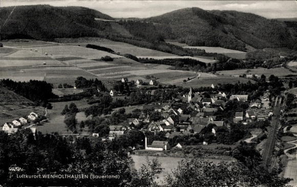 Postcard Wenholthausen Eslohe in Sauerland, general view