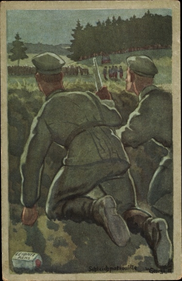 Artist PC Georgi, W., sneak patrol, advertising, Leibniz biscuit