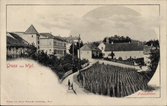 Postcard Wyhl am Kaiserstuhl in Baden Württemberg, women's monastery