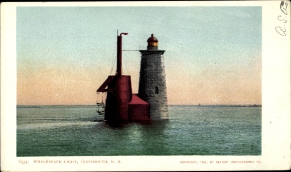 PC Portsmouth New Hampshire USA, Whaleback Light