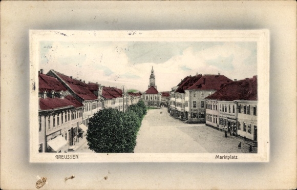 KP Greußen w Turyngii, rynek, ratusz