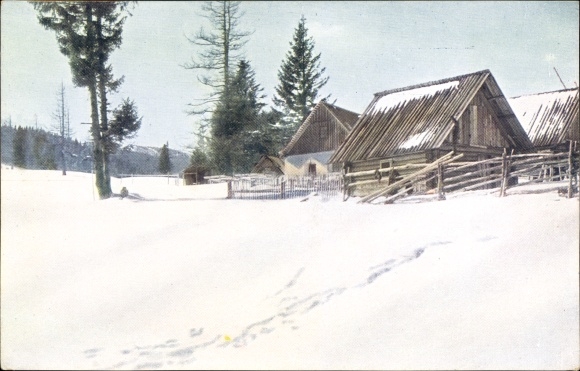 Postcard Mönichkirchen in Niederösterreich, Mönichkirchner Schwaig, Winter