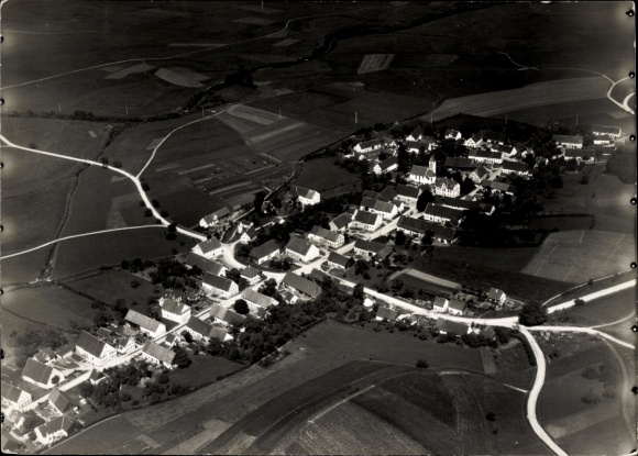 Photo Nattenhausen Breitenhal Swabia, aerial photograph