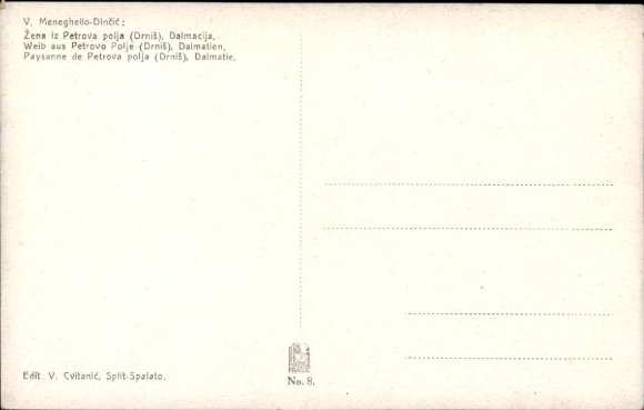 Artist Postcard Woman with Baby in Traditional Costume from Petrovo