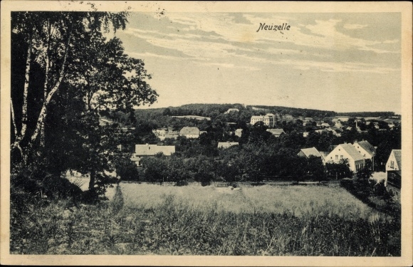 Postcard Neuzelle in Brandenburg, general view of the village