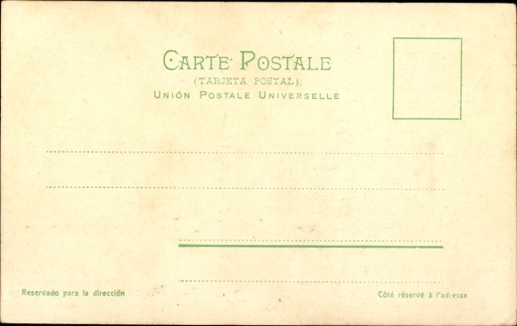 Briefkaart Buenos aires Argentinië, Estacion del Ferro Carril del Sud