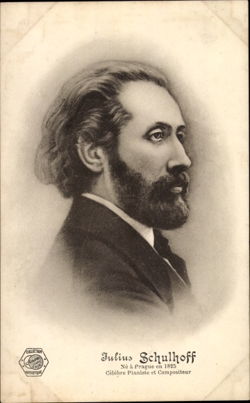 Postcard Composer Julius Schulhoff