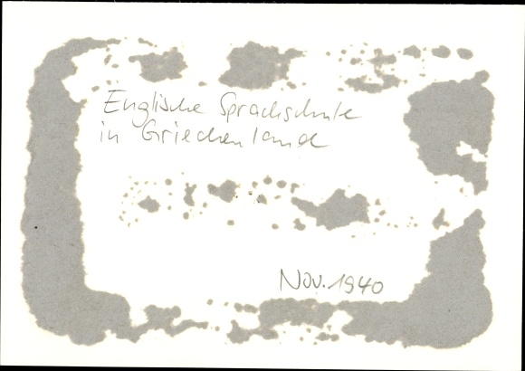 Photo Hoffmann, Heinrich, Athens, Institute of English Studies, 1940
