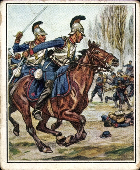 Collector's picture The Imperial Army and its tradition 321 Old Army, Rider Regt. Prince Carl v. Bavaria 1870