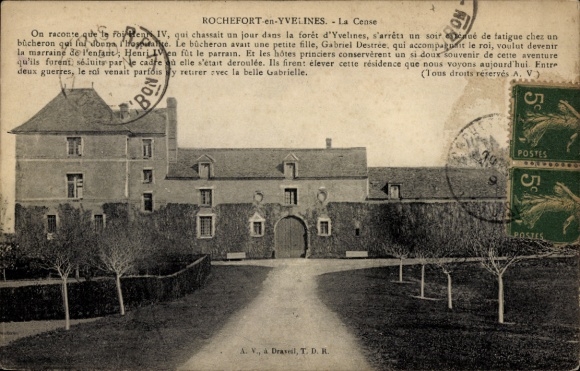 Postcard Rochefort en Yvelines, Cense