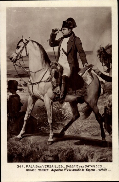 Artist PC Vernet, Horace, Napoleon Bonaparte, Battle of Wagram 1809