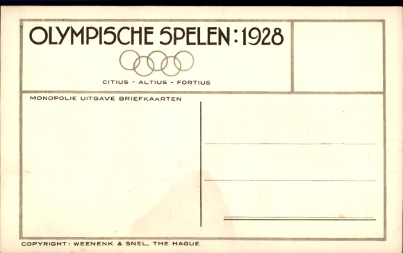 PC Amsterdam, Olympic Games 1928, football match Italy Egypt