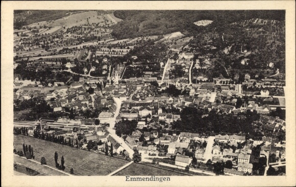 KP Emmendingen im Breisgau Baden, zdjęcie lotnicze