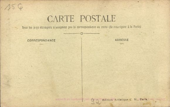 Postcard Bellevue Hauts de Seine, Gare