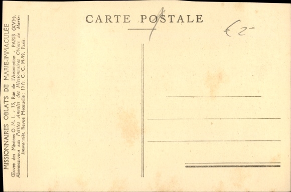 Postcard Missions du South Africa, Missionaries o. de Marie immaculee, Basutoland, Khotla, tribunal, proces