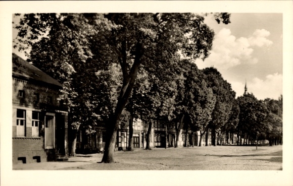 Postcard Bad Wilsnack in der Prignitz, view of Lindenstraße