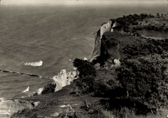 Postcard Dornbusch Drochtersen Lower Saxony, Hiddensee, cliffs