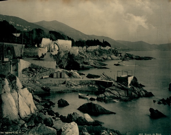 Chromotype Nervi Genova Genua Ligurië, Rivage