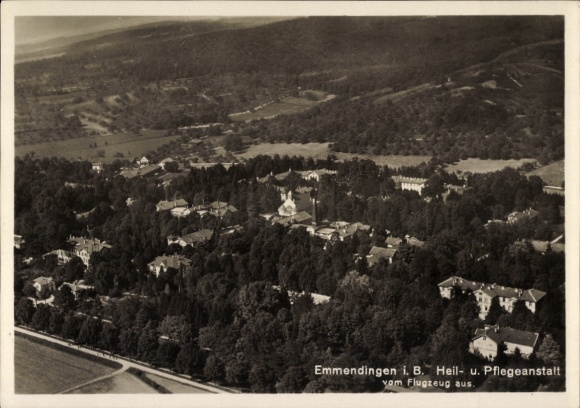 KP Emmendingen im Breisgau Baden, recepcja samolotu, sanatorium i dom opieki
