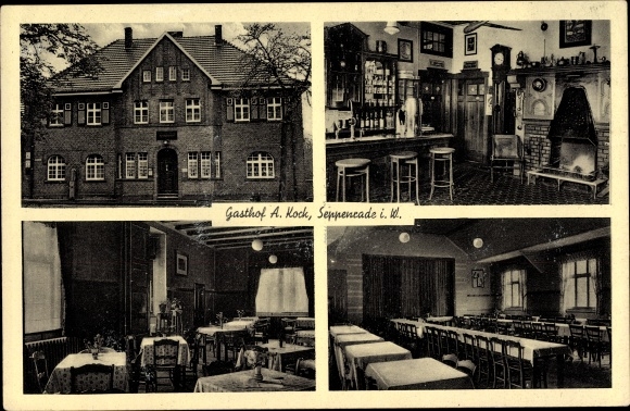 Postcard Seppenrade Lüdinghausen Münsterland, Gasthof A. Kock, Seppenraderhöhe