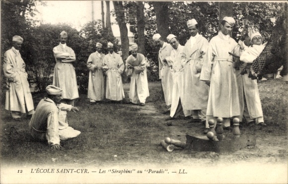 Ak Saint Cyr Yvelines, Ecole, Les Seraphins au Paradis