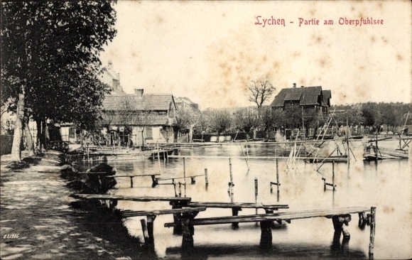 Ak Lychen in der Uckermark, Oberpfuhlsee