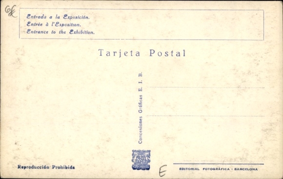 PC Barcelona Catalonia, Exposicion Internacional de 1929, World Exhibition