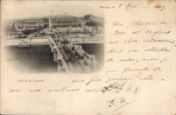 Ansichtkaart Parijs VIII, Place de la Concorde