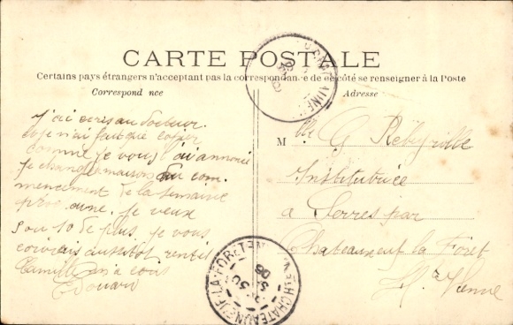 Ansichtkaart Parijs XIX Buttes Chaumont, Les Quatre Points Cardinaux