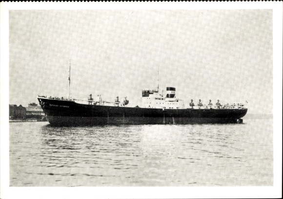 Ak MS Mathias Stinnes, komt New Orleans binnen