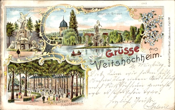 lito Veitshöchheim w Dolnej Frankonii, Grupa Pegasus, Grupa Orpheus, Restauracja Hofgarten