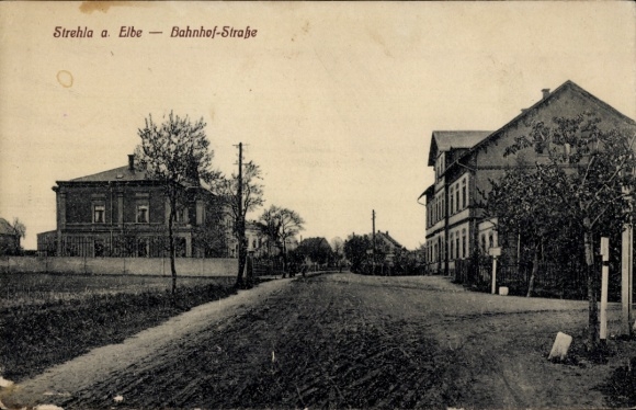 PC Strehla on the Elbe Saxony, Bahnhofstrasse