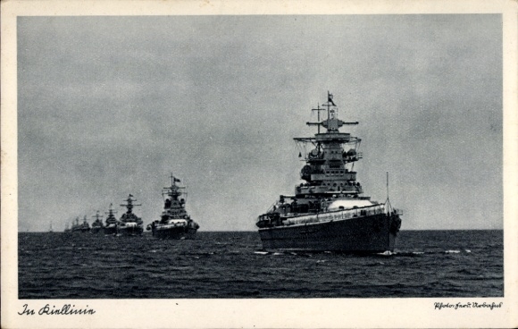 KP Kriegsmarine, Pancerniki Niemcy, Admirał Graf Spee, Admirał Scheer, w Kiellinie