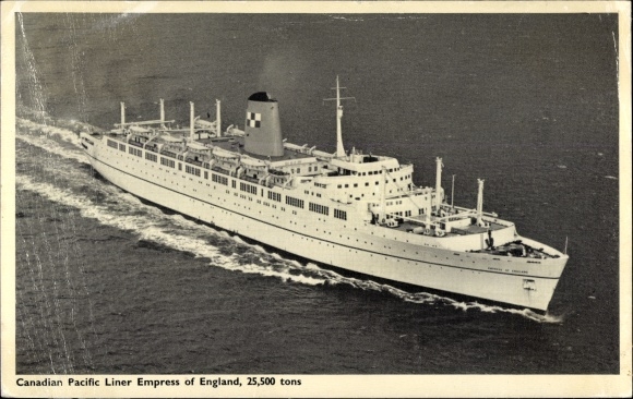 Ak Canadian Pacific Liner Empress of England, CPS