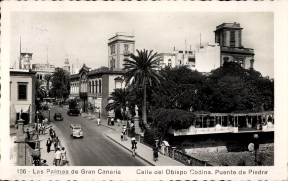 PC Las Palmas de Gran Canaria, Canary Islands, city view, Calle del Obispo Codina, Puente...