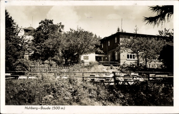 Postcard Beiersdorf Oberlausitz, Huhberg Baude