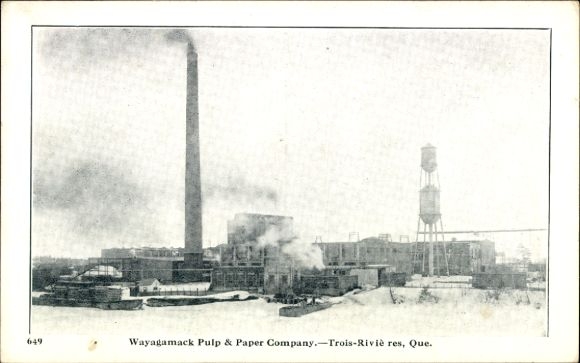 Ak Trois Rivières Three Rivers Québec Kanada, Wayagamack Pulp & Paper Company