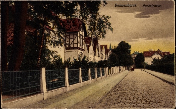 PC Delmenhorst in Lower Saxony, Parkstrasse, street section